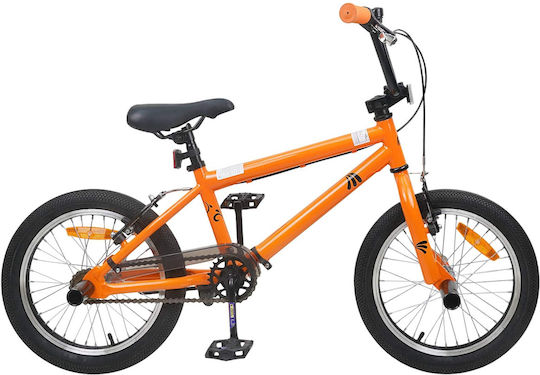 vidaXL 16" Παιδικό Ποδήλατo BMX Πορτοκαλί