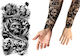 Karnevals Tattoo Ärmel für Halloween