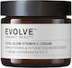 Evolve Beauty Vital Glow Vitamina C Cremă de Față de Zi pentru Hidratare și Strălucire cu Acid Hialuronic și Vitamina C 60ml