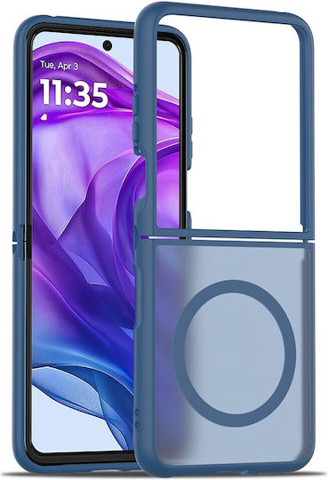 Magsafe Semi-Transparent Hard Case Blue Motorola Razr 50 Ultra 5g Razr 70 Plus 5g