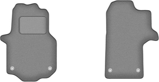 Front Car Mats Mercedes Crafter Ii Van 2016 Graphite