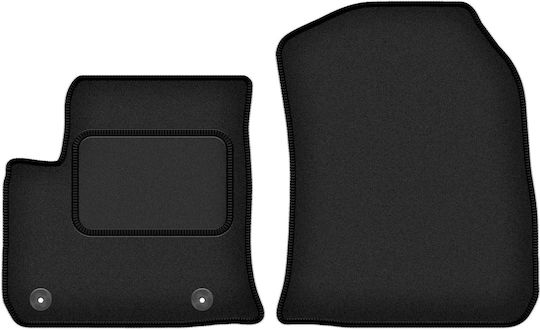 Front Car Mats Ds3 Crossback Ii E-tense Crossover 2018 Black