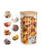 Vilde Glass Transparent Jar for Coffee / Pasta with Lid 1600ml