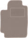Velour Fahrerfußmatten Toyota Camry Vi Sedan 2001-2006 Beiges