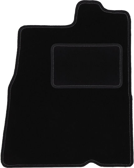 Velour Fahrerfußmatte Peugeot Boxer I Lieferwagen 1994-2006 Schwarz