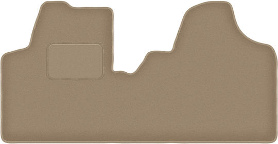Velour Driver’s Mat Citroen Jumpy Ii Van 2007-2016 Beige