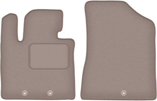 Front Car Mats Kia Sorento Ii Fl Suv 2012-2014 Beige