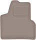Velvet Driver Mat Peugeot Expert Ii Van 2007-2016 Beige