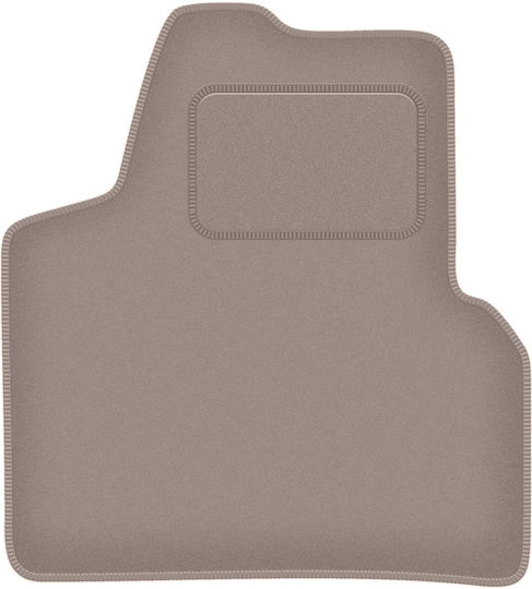 Velvet Driver Mat Peugeot Expert Ii Van 2007-2016 Beige