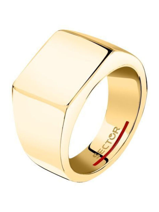 Sector Herren Ritter Stahl Vergoldet Ring Sector Herren Ritter Stahl Vergoldet Ring