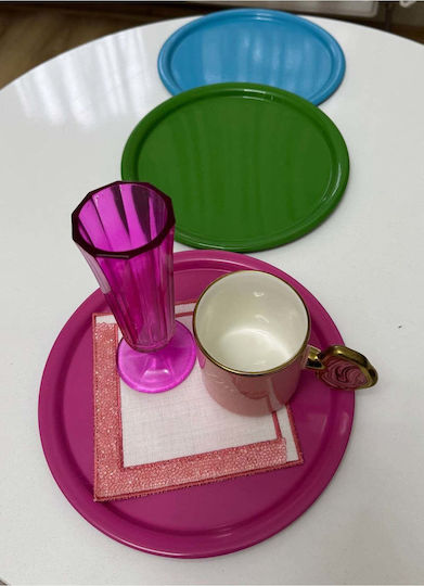 SteweHome Metallic Serving Tray 22x22cm 3 Pieces