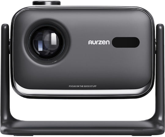 Aurzen Boom Mini Projector LCD Full HD LED Lamp With Built-in Speakers AU-PJ-BM501M-EUBK0