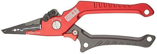 Needle Nose Dress 7.5 Inch 19.5cm Aluminum Pliers Red Black