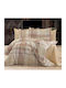 MayHome Σετ Πάπλωμα Μονό 160x240εκ. Polycotton Γεωμετρικό