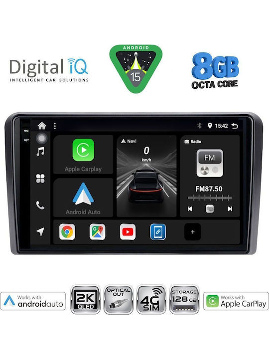 Digital IQ Car Audio System for Ford Transit Custom / Tourneo Custom 2019 (Bluetooth/USB/WiFi/GPS/Apple CarPlay/Android Auto) with 10" Touch Screen