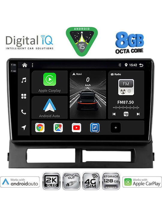 Digital IQ Car Audio System for Toyota Prius 2003-2009 with Clima Bluetooth USB WiFi GPS Apple CarPlay Android Auto with 9" Touch Screen