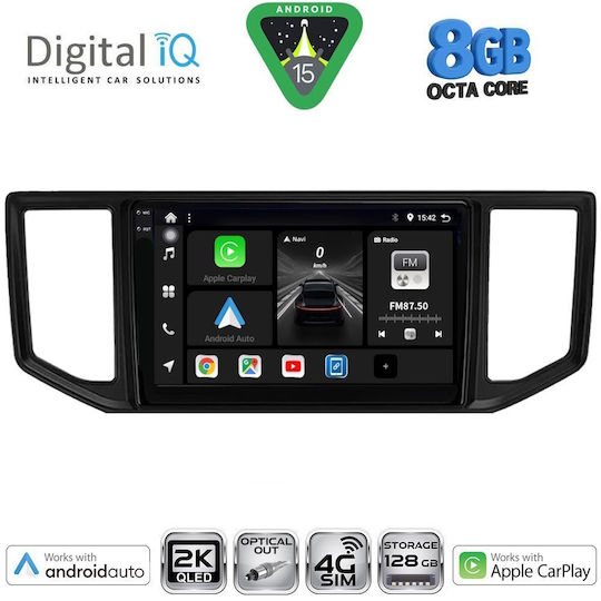 Digital IQ Ηχοσύστημα Αυτοκινήτου για Volkswagen Crafter 2017 (Bluetooth/USB/WiFi/GPS/Apple-Carplay/Android-Auto) με Οθόνη Αφής 10"