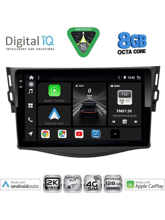 Digital IQ Car Audio System for Toyota RAV 4 2006-2012 (Bluetooth/USB/WiFi/GPS/Apple CarPlay/Android Auto) with 9" Touch Screen