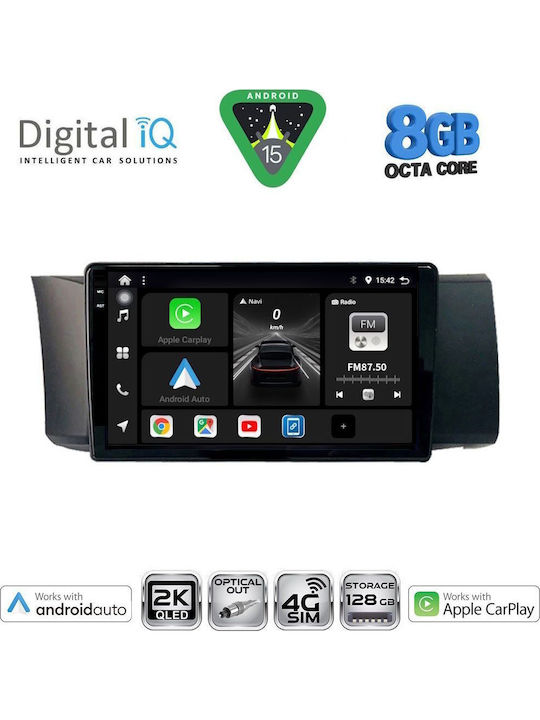Digital IQ Car Audio System for Toyota GT86 Subaru BRZ 2012 (Bluetooth USB WiFi GPS Apple CarPlay Android Auto) with 9" Touch Screen