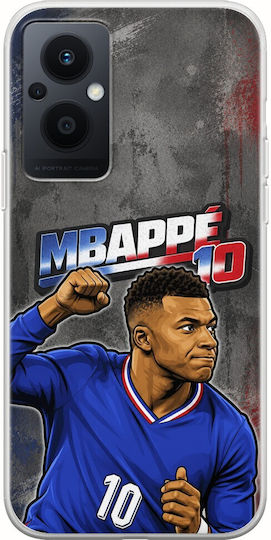 World Stars Collection Kylian Mbappe Oppo Reno 8 Lite Flexible TPU Transparent Silicone Case