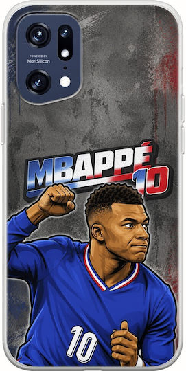 Калъф World Stars Collection Kylian Mbappe Oppo Find X5 Pro 5g Гъвкав TPU Прозрачен Силикон