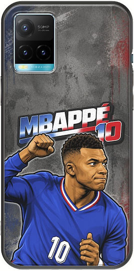 Калъф World Stars Collection Kylian Mbappe Vivo Y21s Черен TPU Силикон