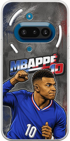 Калъф World Stars Collection Kylian Mbappe Nothing Phone 3a 5g Гъвкав TPU Прозрачен Силикон