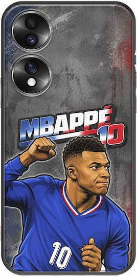 World Stars Collection Kylian Mbappe Honor 70 5g Black TPU Black Silicone Case