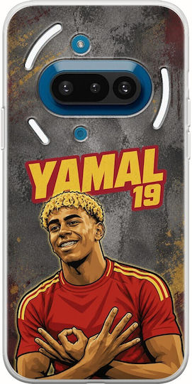 Калъф World Stars Collection Lamine Yamal Nothing Phone 3a 5g Гъвкав TPU Прозрачен Силикон
