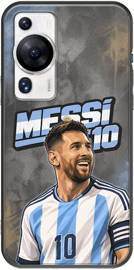 Handyhülle World Stars Collection Lionel Messi Huawei P60 Schwarze Tpu Schwarz Silikon