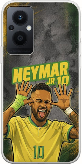 Θήκη World Stars Collection Neymar Jr Oppo Reno 8 Lite Flexible Tpu Διάφανη Σιλικόνη
