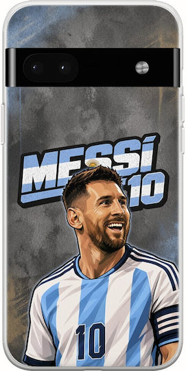 Калъф World Stars Collection Lionel Messi Google Pixel 6a 5g Гъвкав TPU Прозрачен Силикон