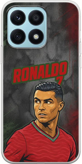 Калъф World Stars Collection Cristiano Ronaldo Honor X8a Гъвкав TPU Прозрачен Силикон