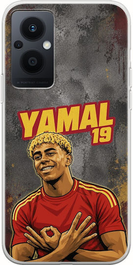 Θήκη World Stars Collection Lamine Yamal Oppo Reno 8 Lite Flexible Tpu Διάφανη Σιλικόνη