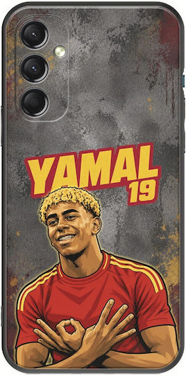 Калъф World Stars Collection Lamine Yamal Samsung Galaxy M34 5g Черен TPU Силикон