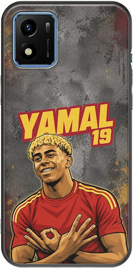 Husă World Stars Collection Lamine Yamal Vivo Y01 Black TPU Siliconă Neagră
