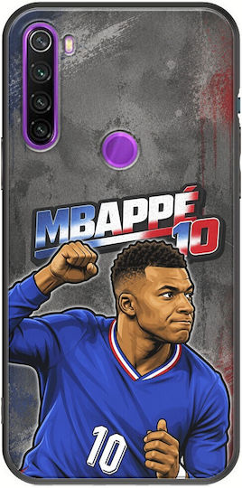 Калъф World Stars Collection Kylian Mbappe Xiaomi Redmi Note 8 2021 Черен TPU Черен Силикон