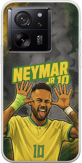 World Stars Collection Neymar Jr Xiaomi 13t Pro 5g Flexible TPU Transparent Silicone Case