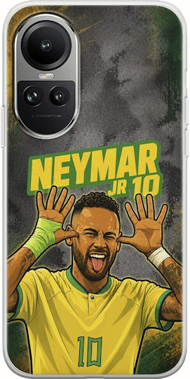 World Stars Collection Neymar Jr Oppo Reno 10 Pro 5g Flexible TPU Transparent Silicone Case