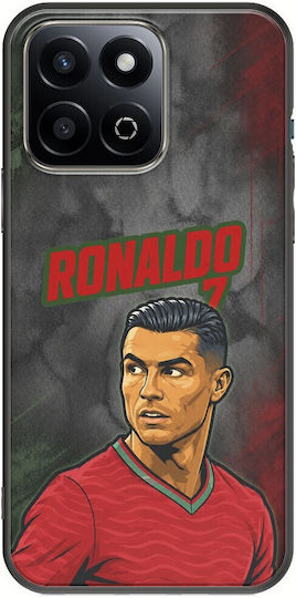 Husă World Stars Collection Cristiano Ronaldo Honor 200 Smart 5g Neagră TPU Silicon