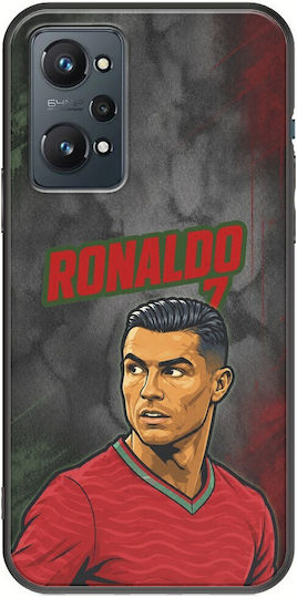 World Stars Collection Cristiano Ronaldo Case Realme GT 2 5G Black TPU Black Silicone