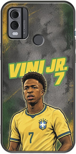 Θήκη World Stars Collection Vinicius Junior Nokia C22 Black Tpu Μαύρη Σιλικόνη