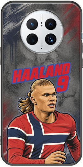 Калъф World Stars Collection Erling Haaland Huawei Mate 50 Pro Черен TPU Силикон