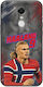 Калъф World Stars Collection Erling Haaland Xiaomi Redmi Note 4 Note 4x Черен TPU Силикон