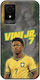 Husă World Stars Collection Vinicius Junior TCL 501 Black TPU Siliconă Neagră