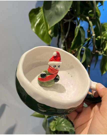 SteweHome Christmas Ceramic Mug Snowmen