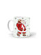 SteweHome Christmas Ceramic White Mug 325ml