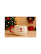 SteweHome Christmas Ceramic Red Mug 8.5x8.5cm 250ml