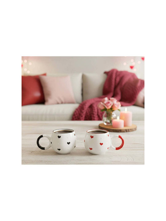 SteweHome Ceramic White Mug 200ml 2 Pieces