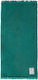 Funky Buddha Cotton Green Beach Towel with Frin...